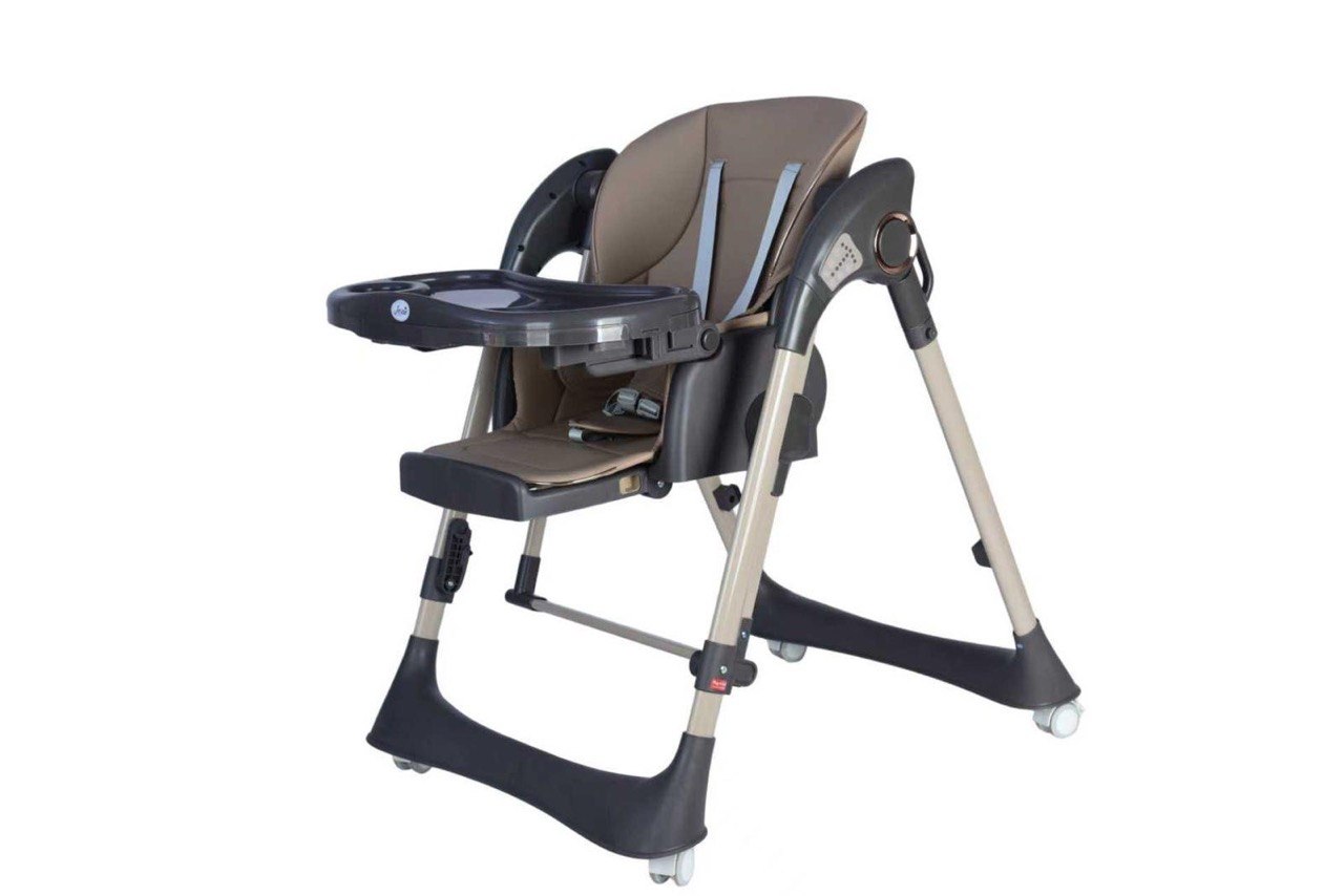 Leonie HappySwing Sediolone Pappa e Altalena 2in1  con Set Pappa in Omaggio Beige