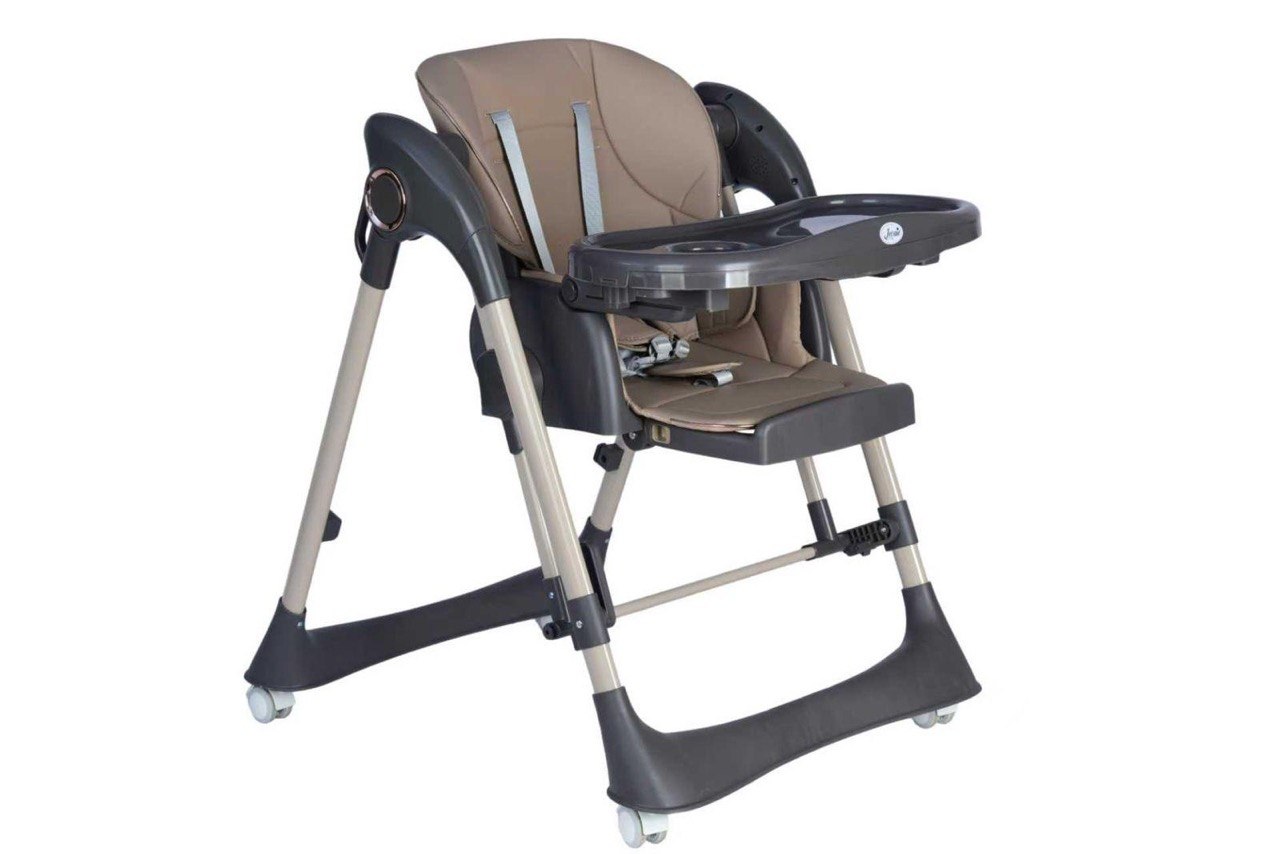 Leonie HappySwing Sediolone Pappa e Altalena 2in1  con Set Pappa in Omaggio Beige