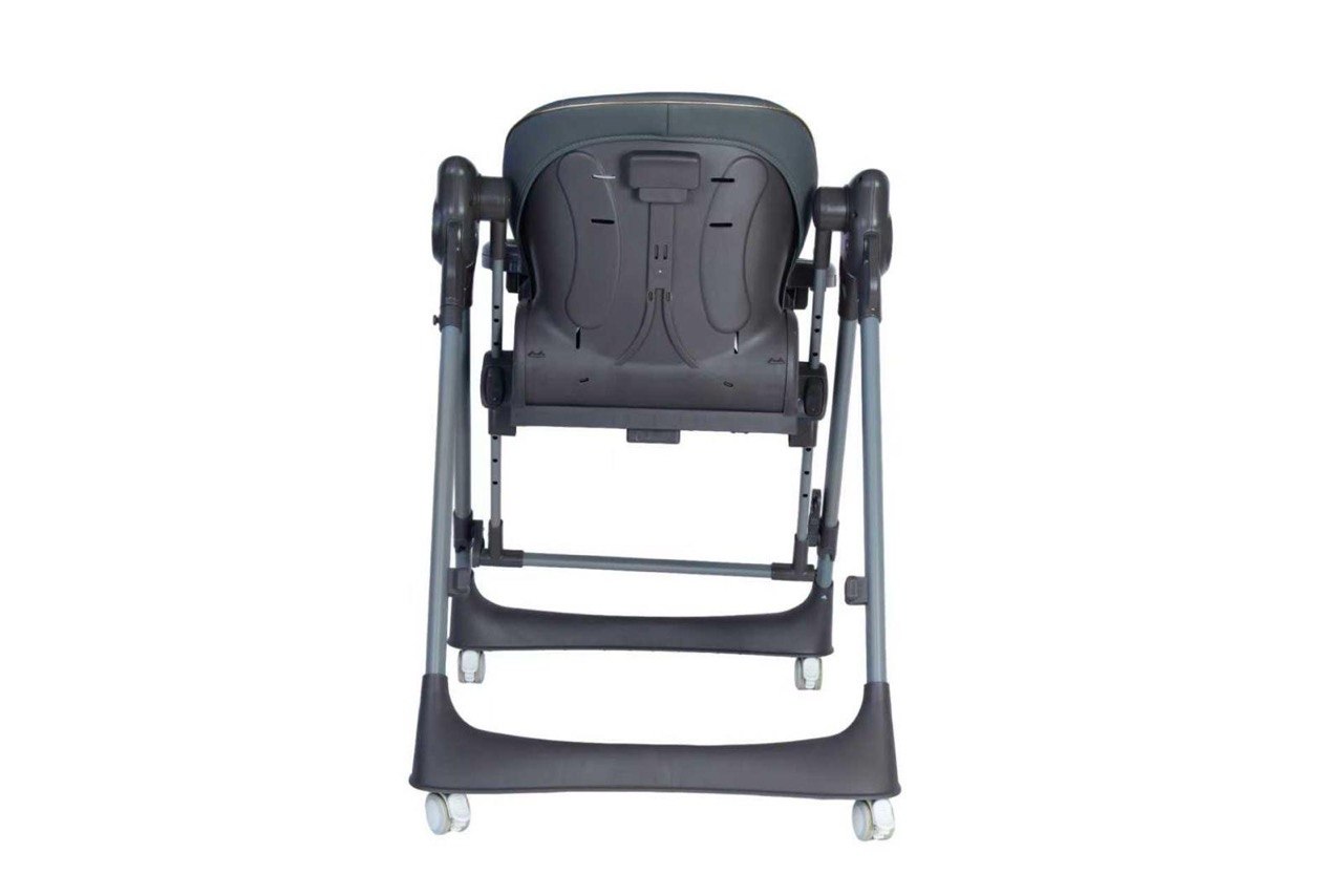 Leonie HappySwing Sediolone Pappa e Altalena 2in1  con Set Pappa in Omaggio Grigio