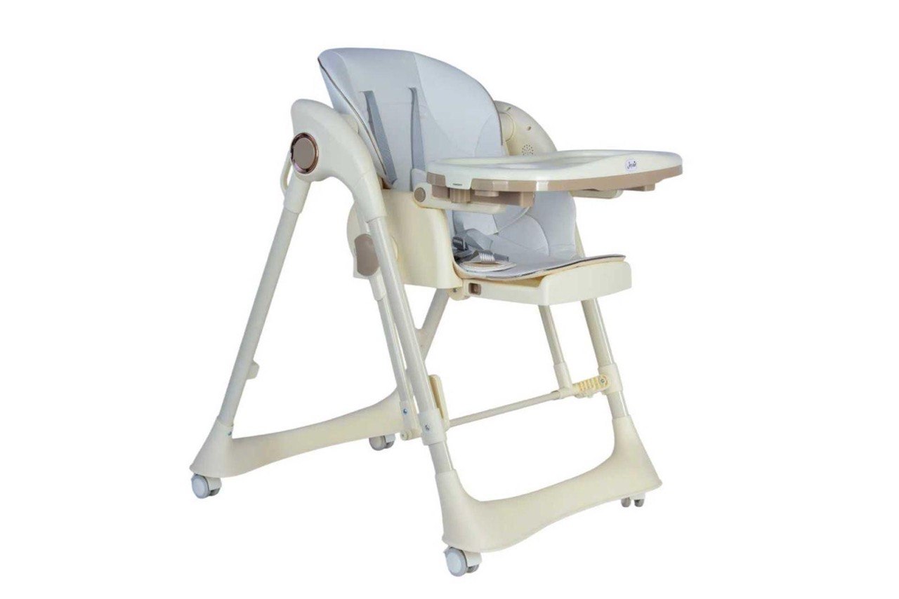 Leonie HappySwing Sediolone Pappa e Altalena 2in1  con Set Pappa in Omaggio Bianco
