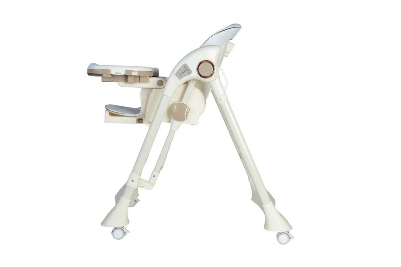 Leonie HappySwing Sediolone Pappa e Altalena 2in1  con Set Pappa in Omaggio Bianco