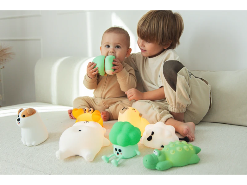 InnoGIO Lampada notturna in silicone GIObrocco the broccoli