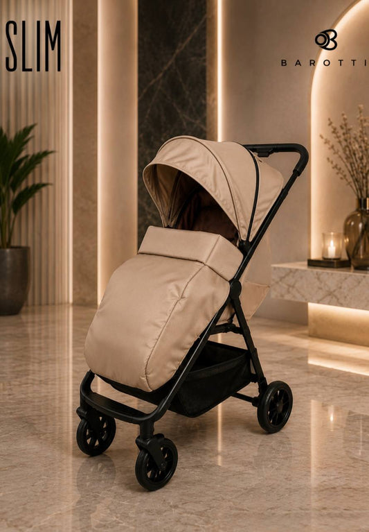 Passeggino Leggero Barotti Slim con Coprigambe 0/22Kg Vari Colori