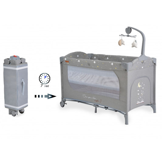 Cangaroo Lettino Pieghevole C'era una Volta 3 Grigio