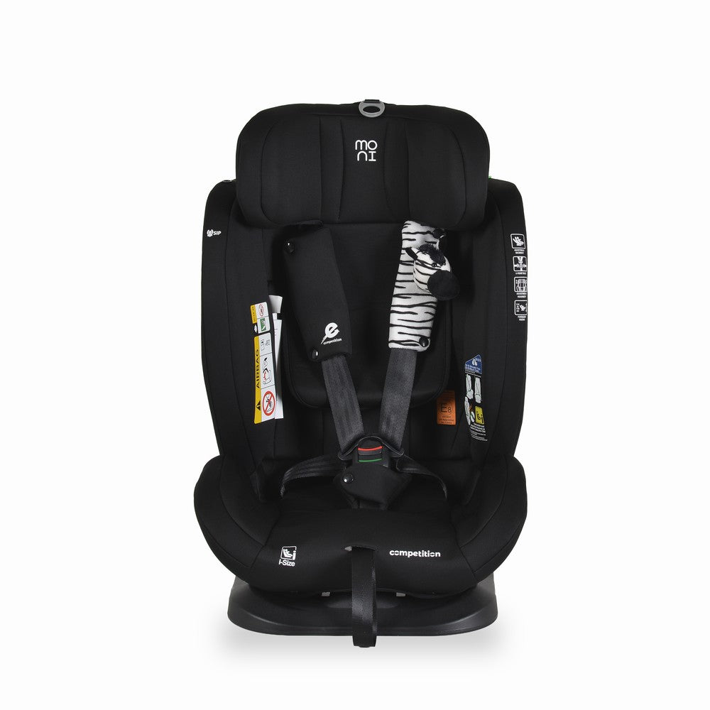 Seggiolino Auto Moni Competition I-Size 40-150cm Nero