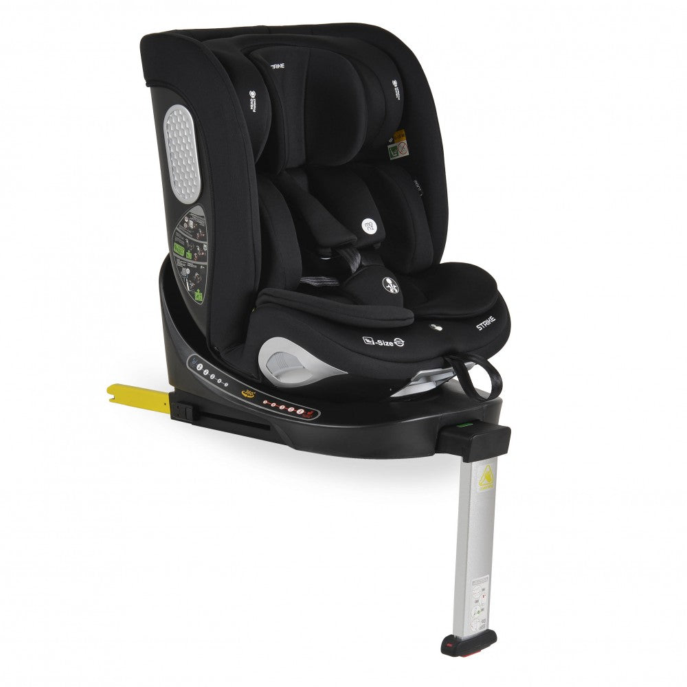 Seggiolino Auto Moni Strike 360° Isofix I-Size 40-150cm Nero