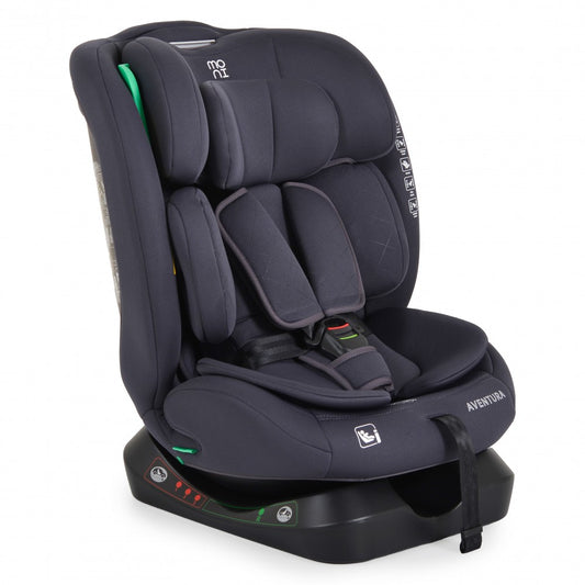 Moni Seggiolino Auto Aventura I-Size 40-150cm Grigio