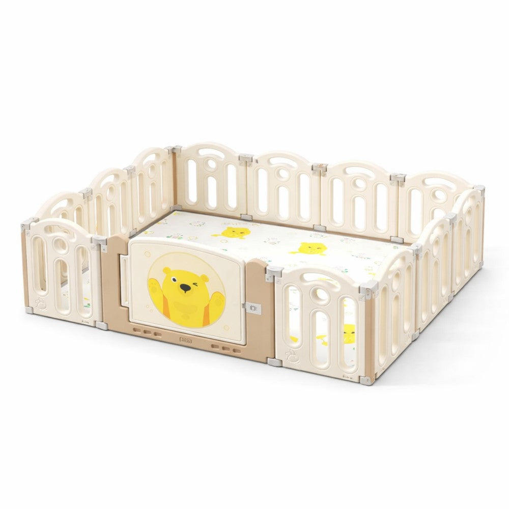 Moni Teddyland Recinto Gioco Richiudibile con Tappeto Incluso 160x120cm