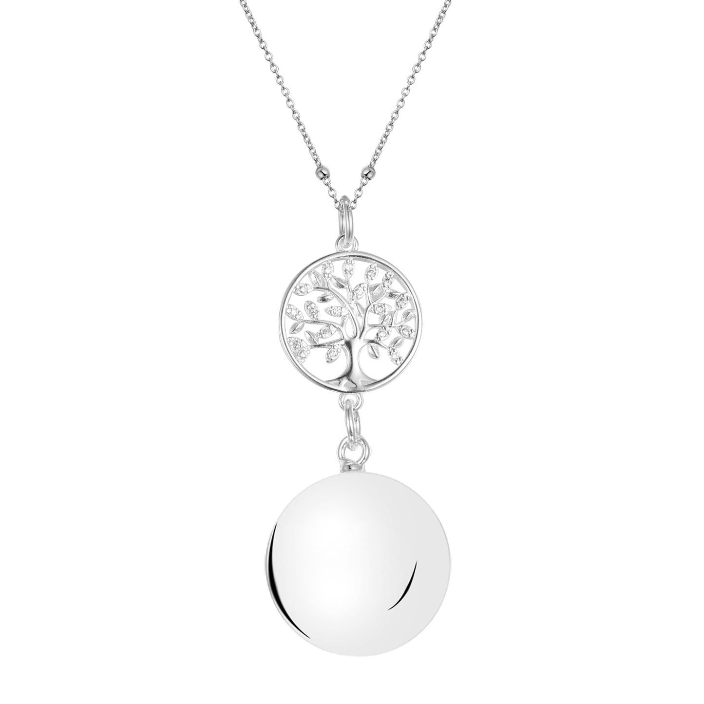 Mamijux Chiama angeli albero della vita cristalli ciondolo centrale