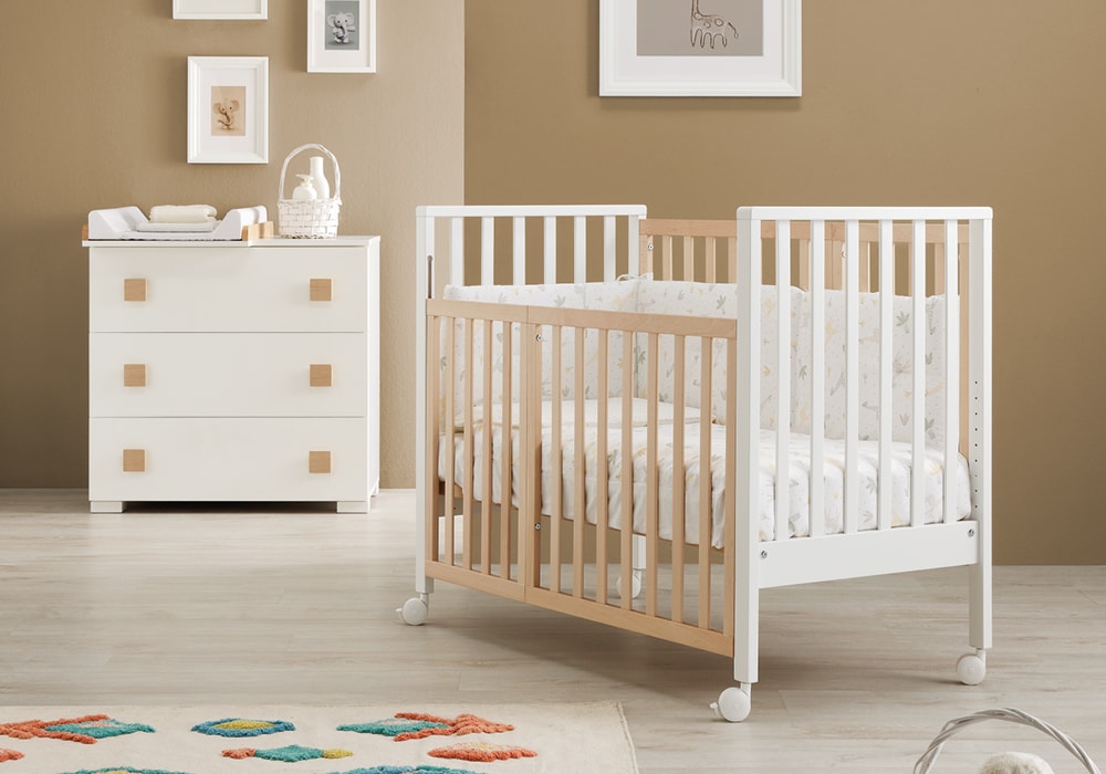 Erbesi Culla/lettino Evolution 6 in 1 (Completo di Piumone + 2 Materassi) Vari Colori