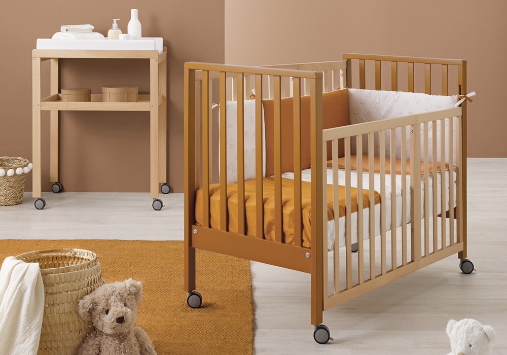 Erbesi Culla/lettino Evolution 6 in 1 (Completo di Piumone + 2 Materassi) Vari Colori