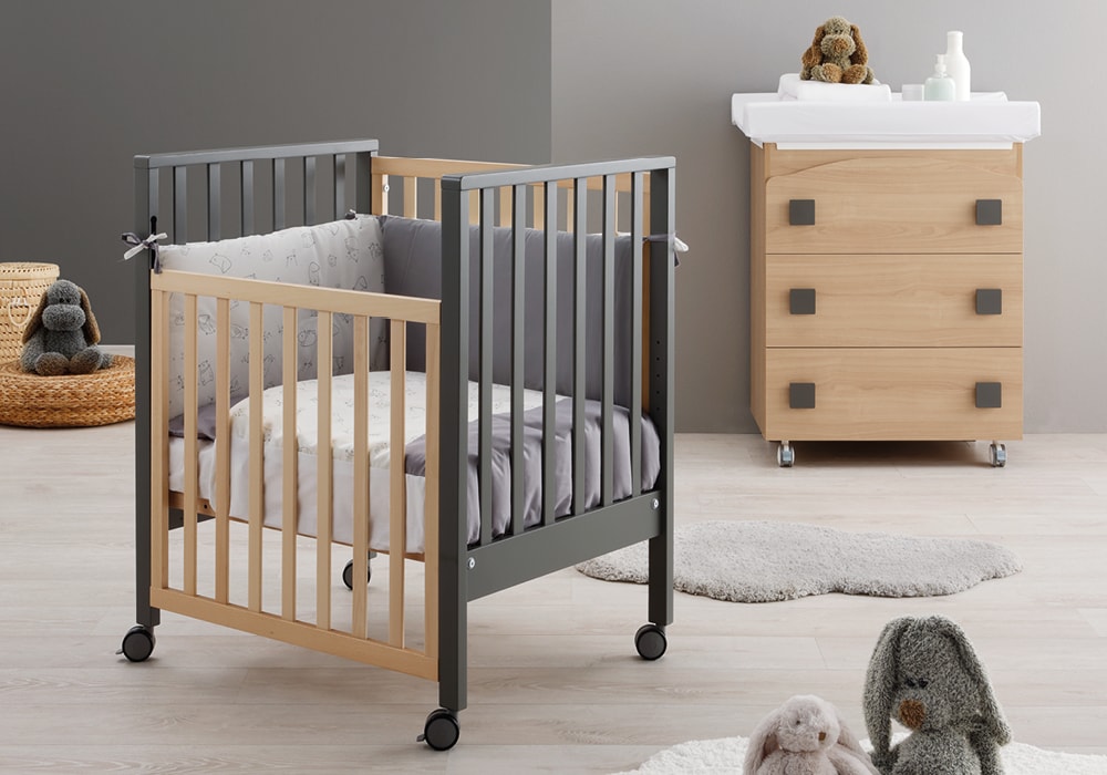 Erbesi Culla/lettino Evolution 6 in 1 (Completo di Piumone + 2 Materassi) Vari Colori