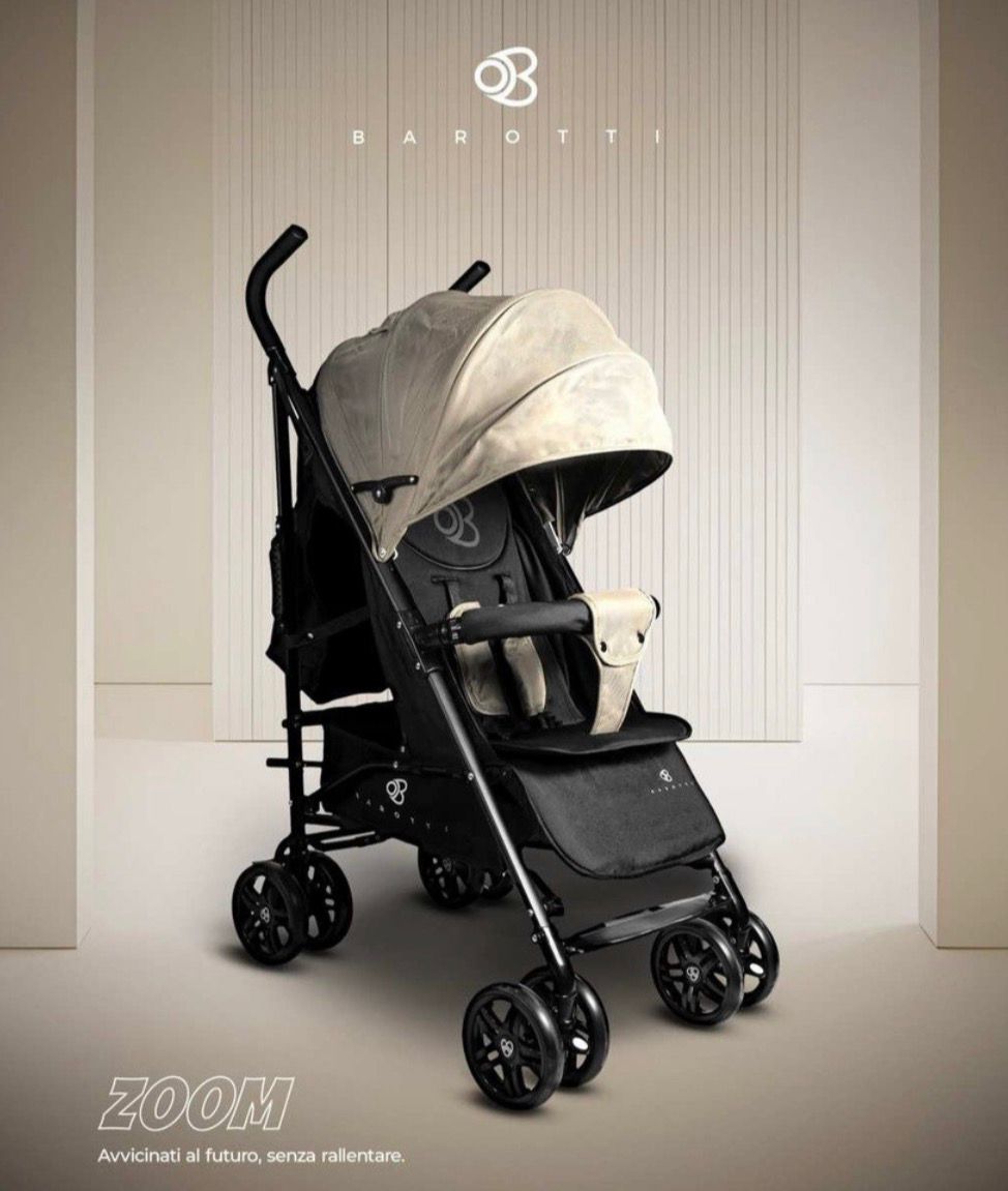 Passeggino Leggero Barotti Zoom con Borsa e Materassino Vari Colori 0/18kg