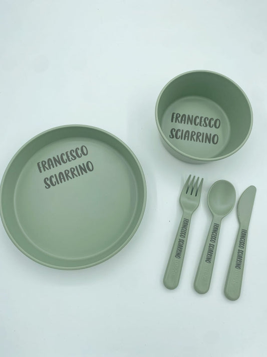 IoMAMI Kit Pappa Personalizzato con Nome, VERDE