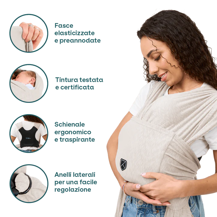 Fascia Neonato Koala Cuddle Band Beige