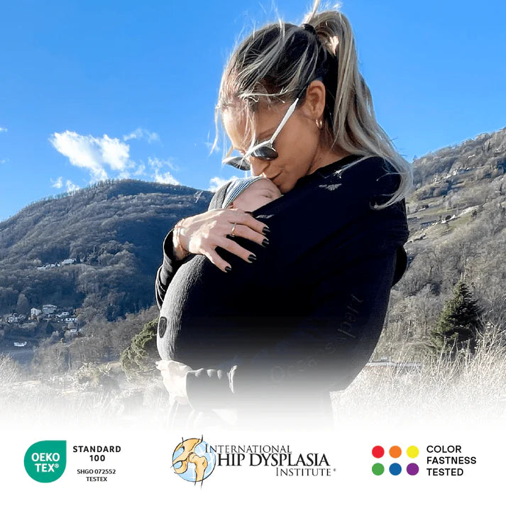 Fascia Neonato Koala Cuddle Band Nero