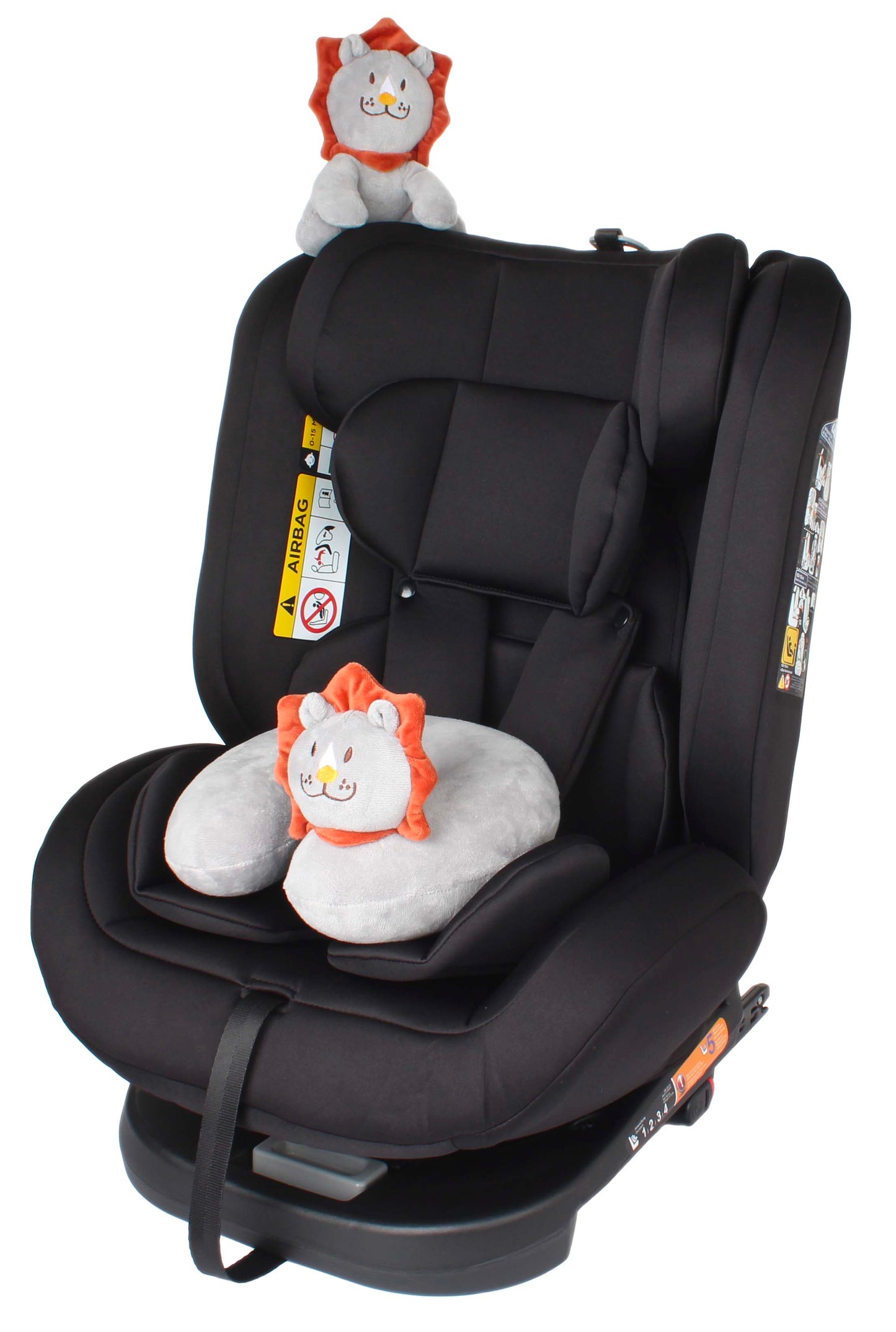 Seggiolino Auto Leonie Leoconfort I-Size 40-150Cm Isofix 360° Nero