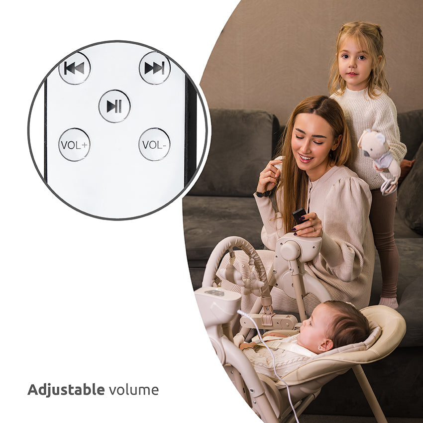 Lorelli Nomino Sediolone Pappa e Dondolo 2in1 Beige