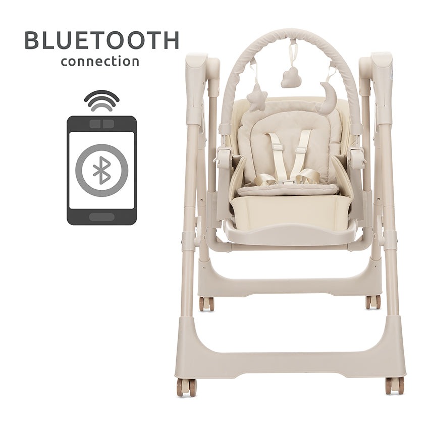 Lorelli Nomino Sediolone Pappa e Dondolo 2in1 Beige