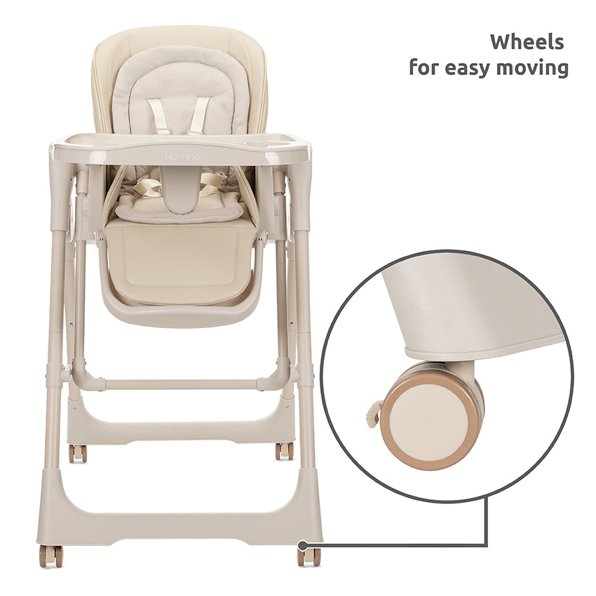 Lorelli Nomino Sediolone Pappa e Dondolo 2in1 Beige