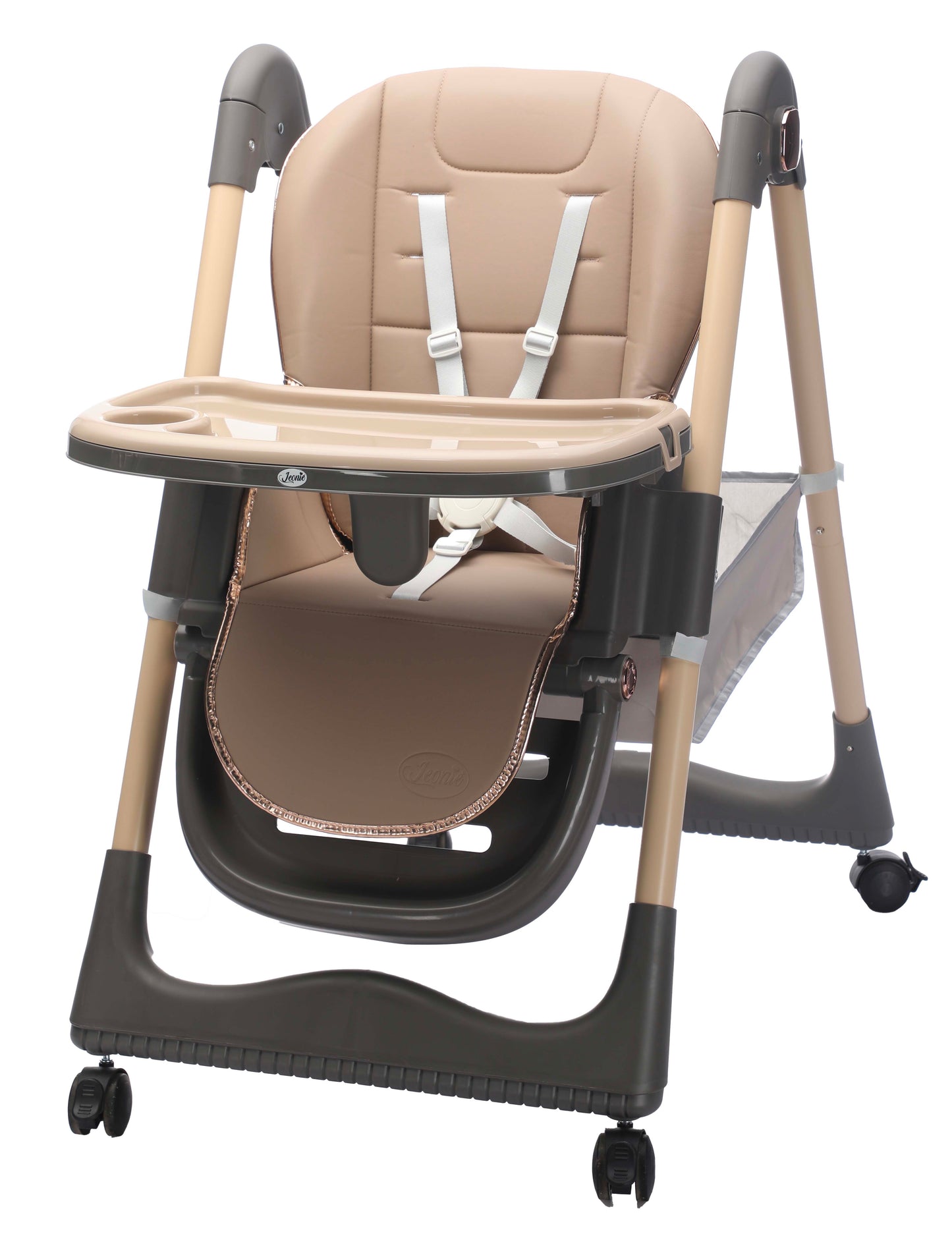 Sediolone Pappa Leonie Nest + Bavaglino, Scodella e Posate in Silicone OMAGGIO Vari Colori