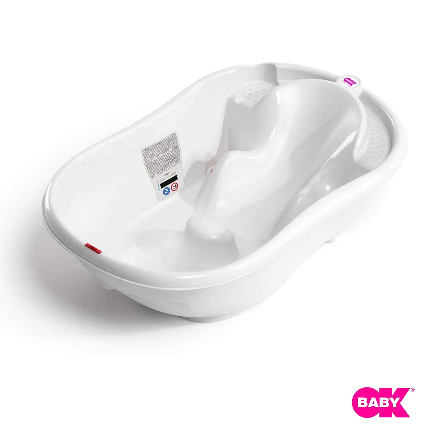 Ok Baby Onda Evolution - Vaschetta con doppia seduta antiscivolo e termometro - 0/12 mesi Vari Colori