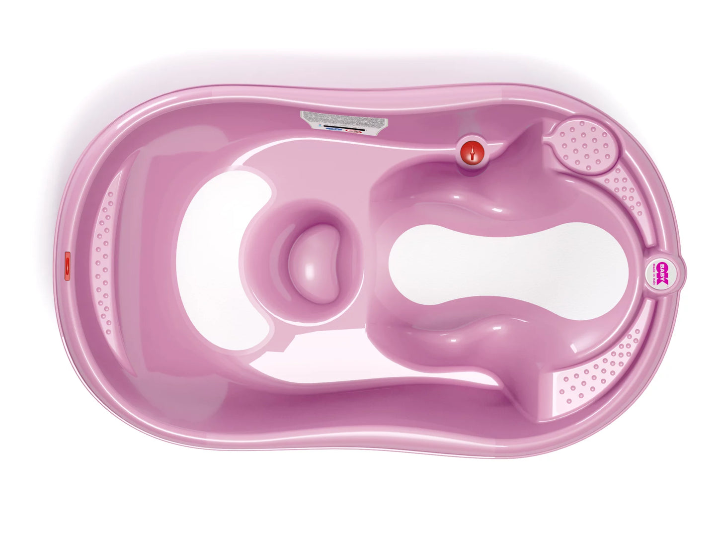 Ok Baby Onda Evolution - Vaschetta con doppia seduta antiscivolo e termometro - 0/12 mesi Vari Colori