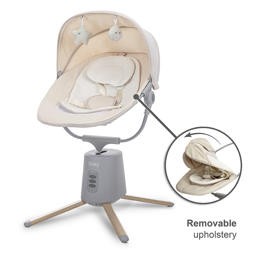 Lorelli Storky Poltrona a dondolo elettrica Beige
