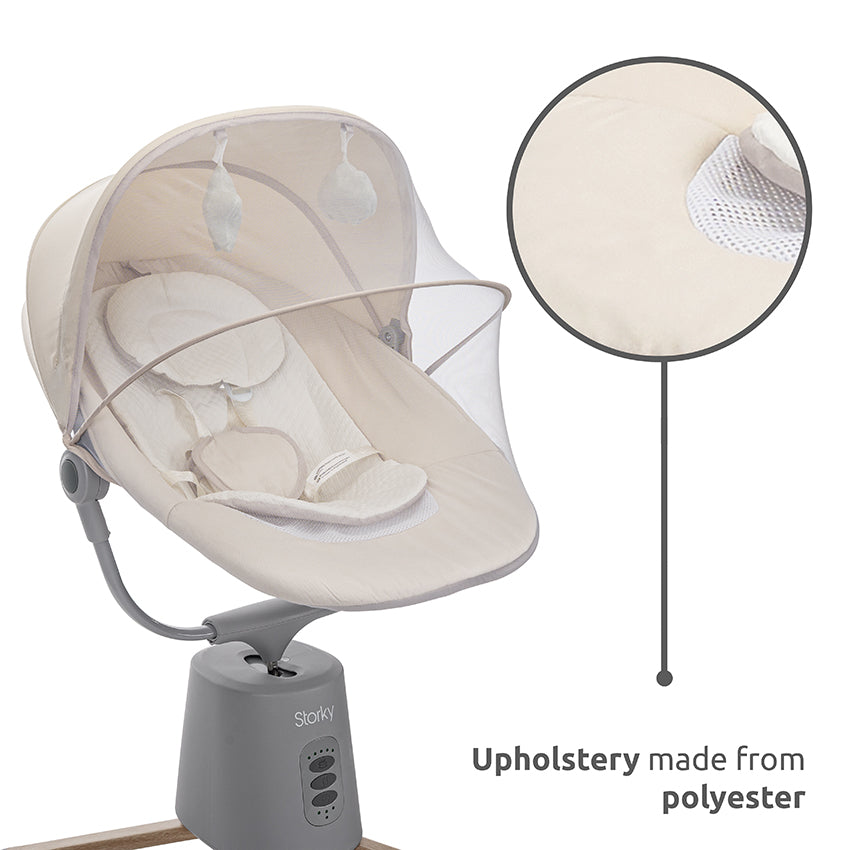 Lorelli Storky Poltrona a dondolo elettrica Beige