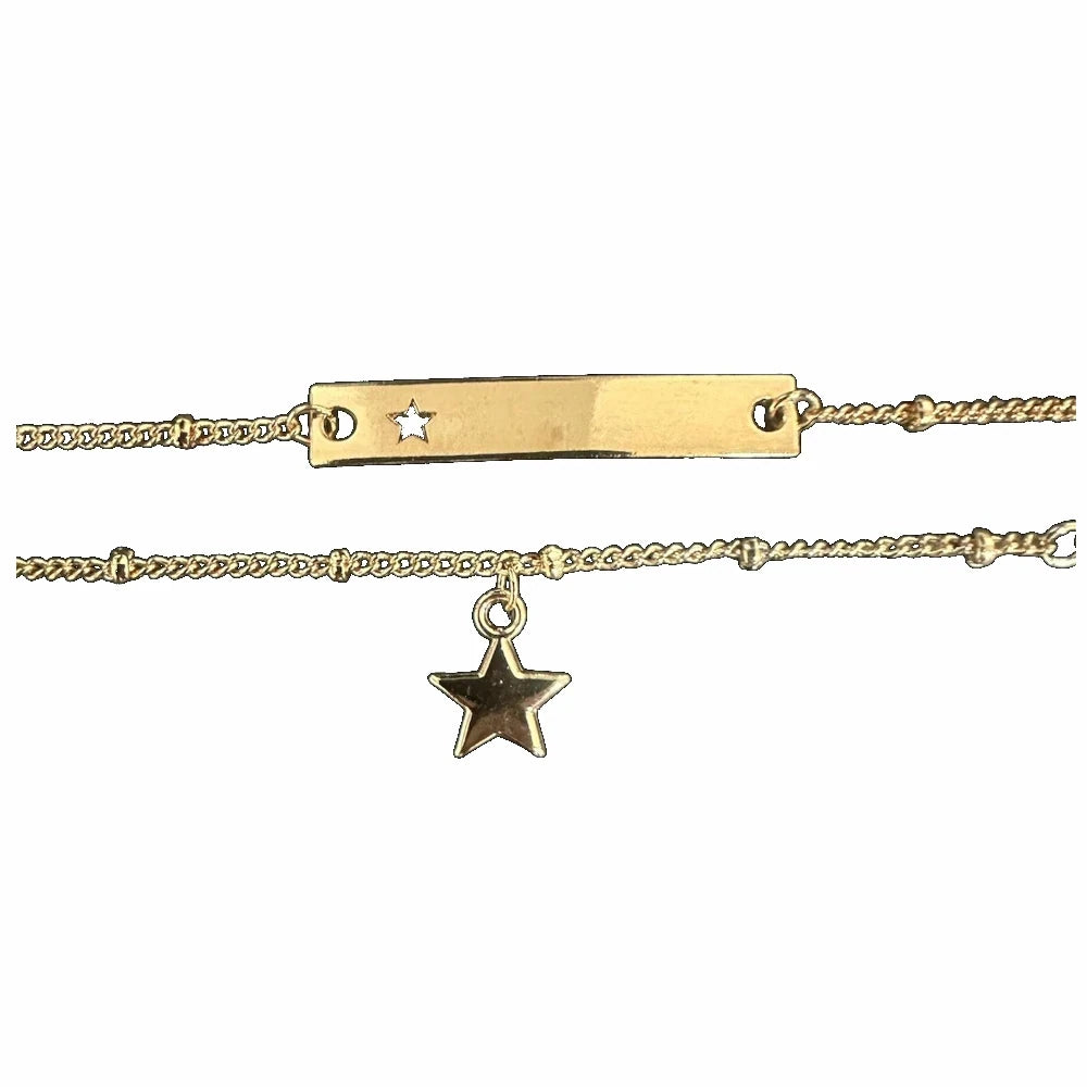 Mella Kids Bracciale Mum and Baby Jewels Stella Personalizzato con Nome ed Iniziale