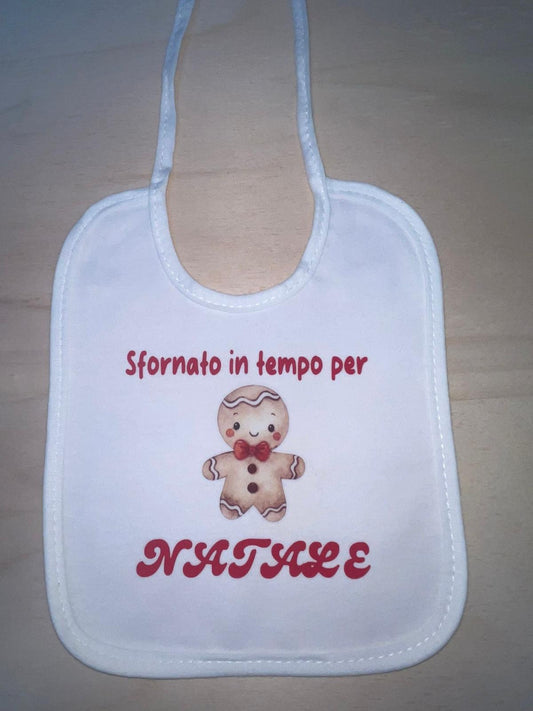 Bavaglino "Sfornato in tempo per Natale"