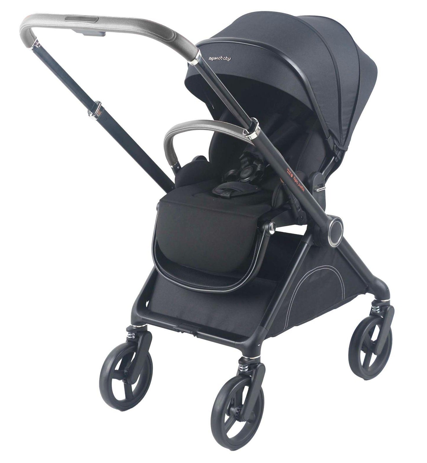 Leonie Trio Essential con Maniglia Reversibile Nero