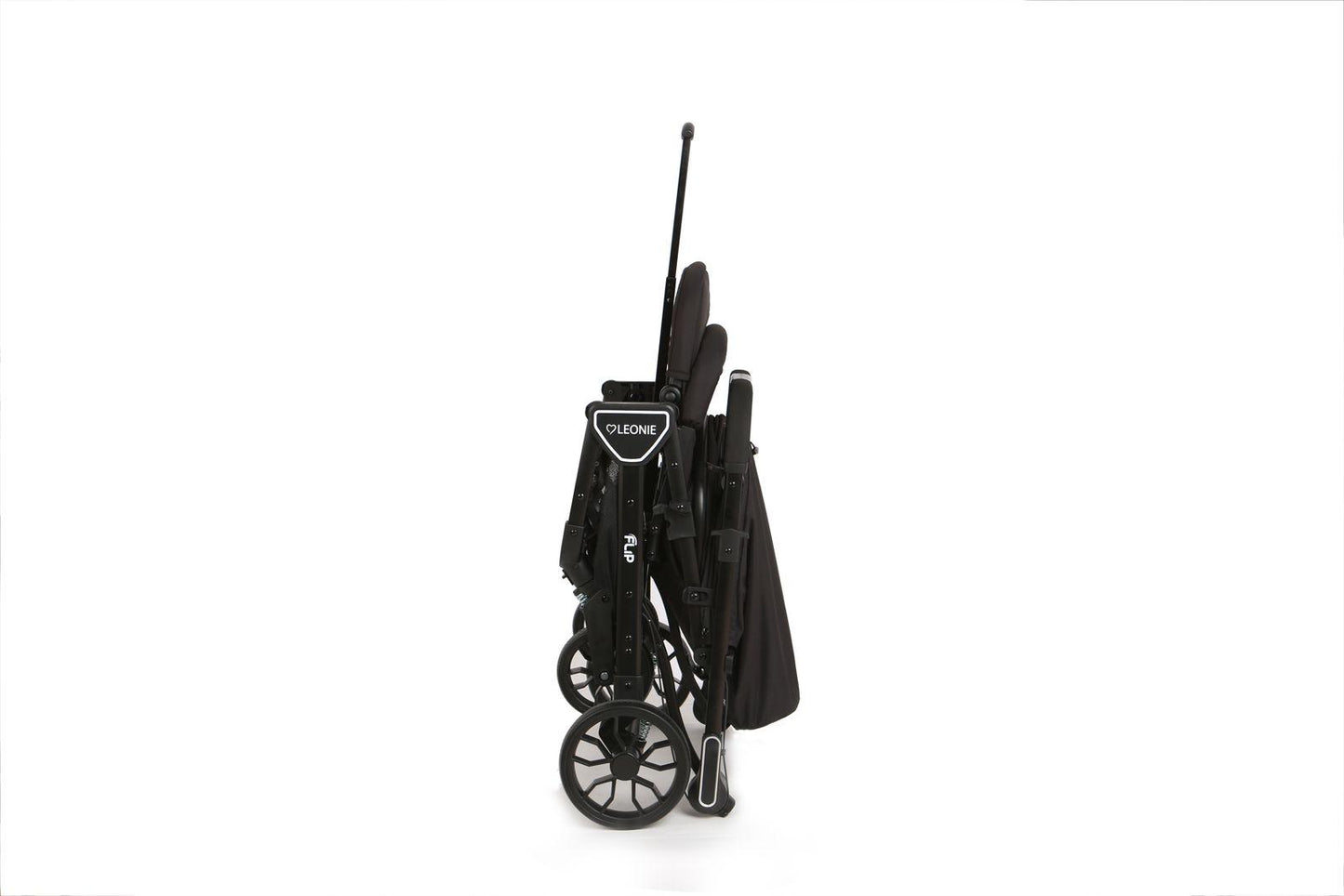 Passeggino Leggero Leonie Flip con Maniglione Reversibile Fronte Mamma e Fronte Strada con Coprigambe, Borsa e Zanzariera in Omaggio Grigio