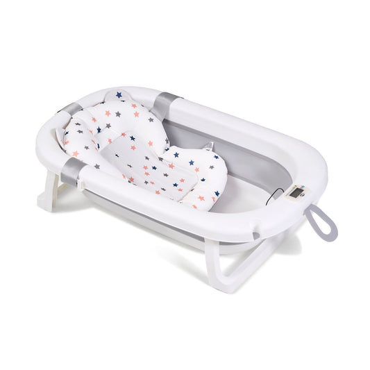 Ms Flex Bagnetto Pieghevole con Termometro e Riduttore Grigio