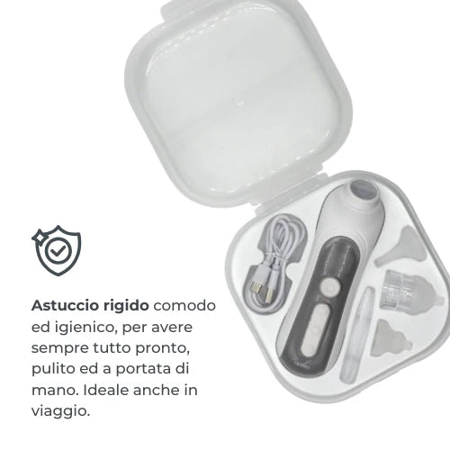 Nuvita Aspiratore Nasale Elettrico con Batteria Ricaricabile