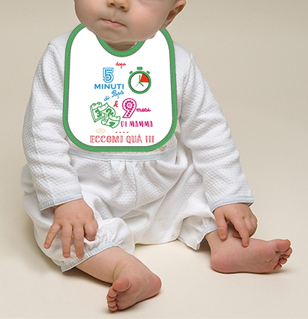 Mella Kids Bavaglini Varie Frasi