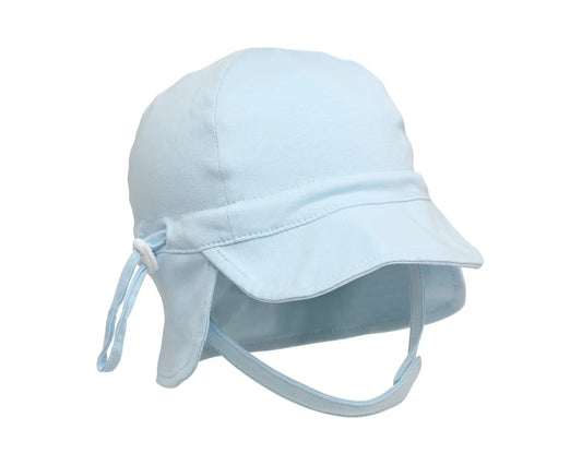 Kiokids Berretto da bambino con protezione solare upf50+ blu