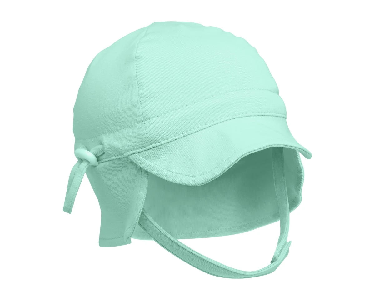 Kiokids Berretto da bambino con protezione solare upf50+ menta