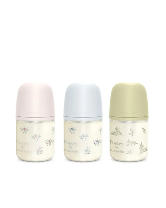 Suavinex Poetry Biberon Vetro 120ml Vari Colori