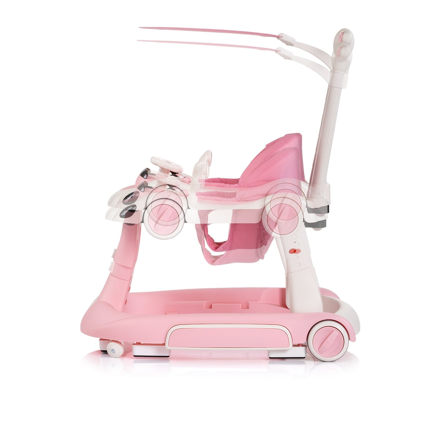 Chipolino Girello Happy Walker musicale 5 in 1 per bambini Rosa