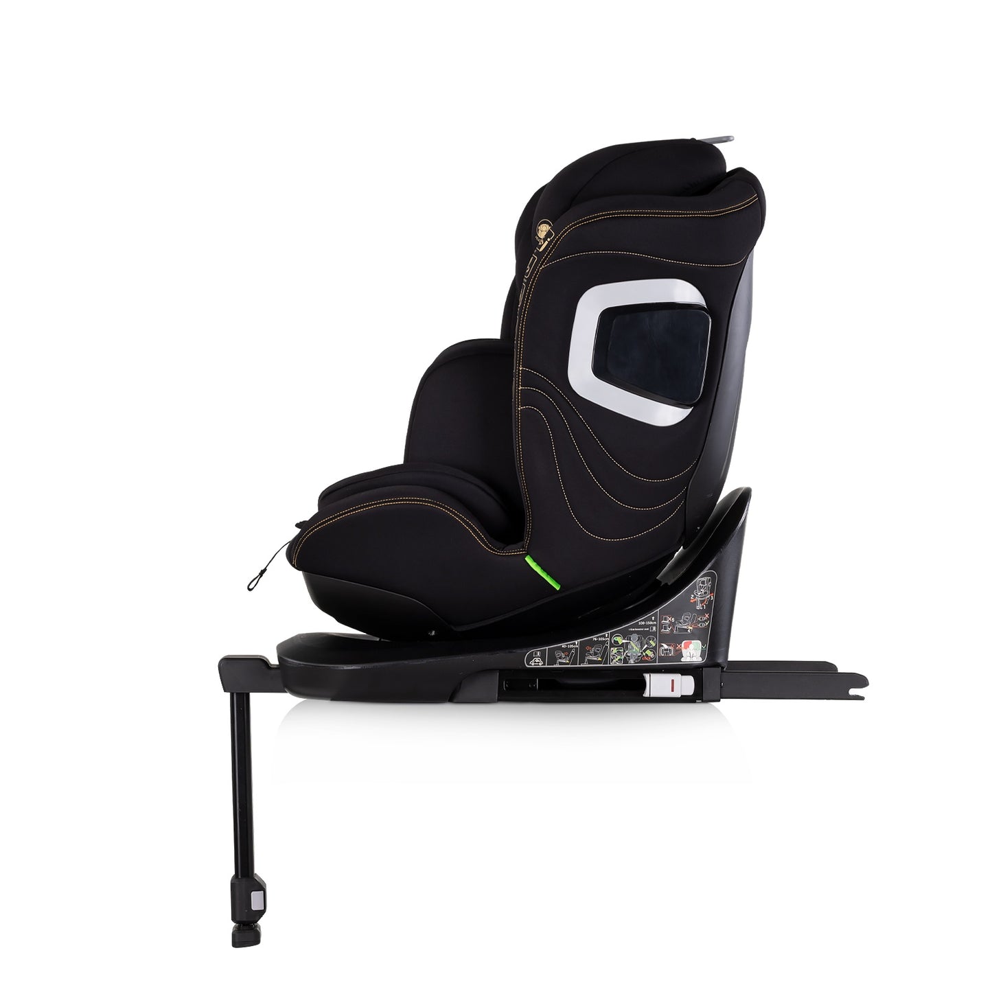 Seggiolino Auto Chipolino CLIMA AIR I-SIZE con ISOFIX e termoregolazione (40-150 cm) Nero