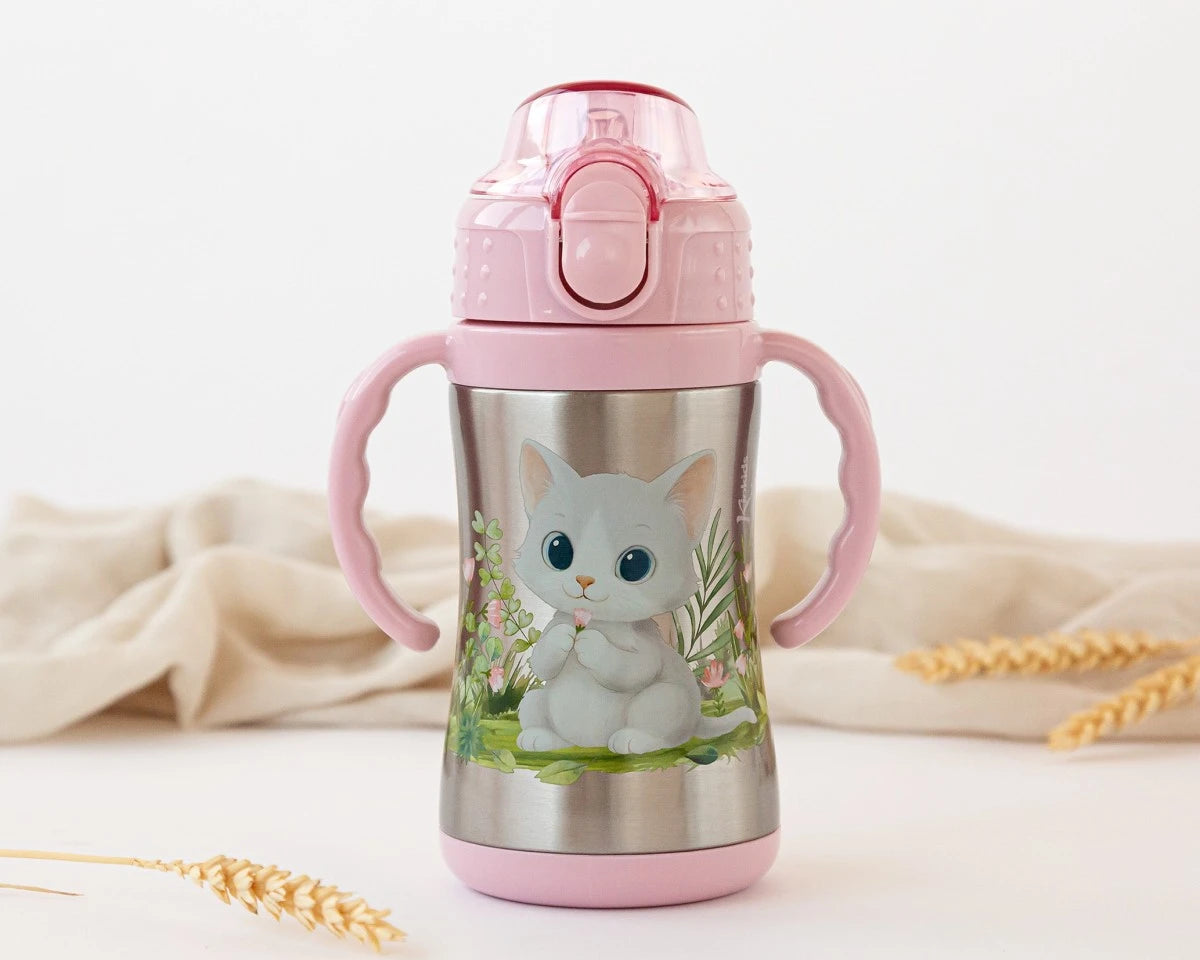 Borraccia Termica Kiokids con Cannuccia 280 ml