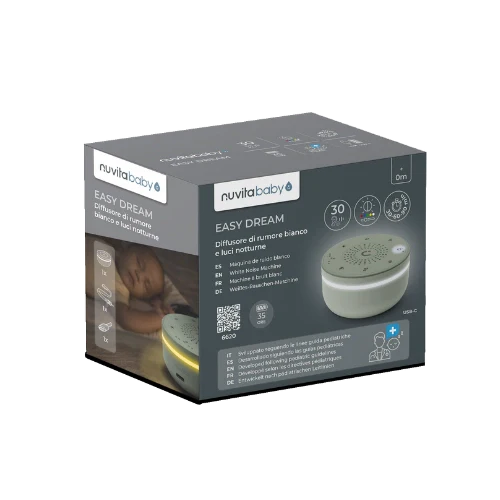 Nuvita Easy Dream Diffusore di Rumori Bianco e Luci Notturne