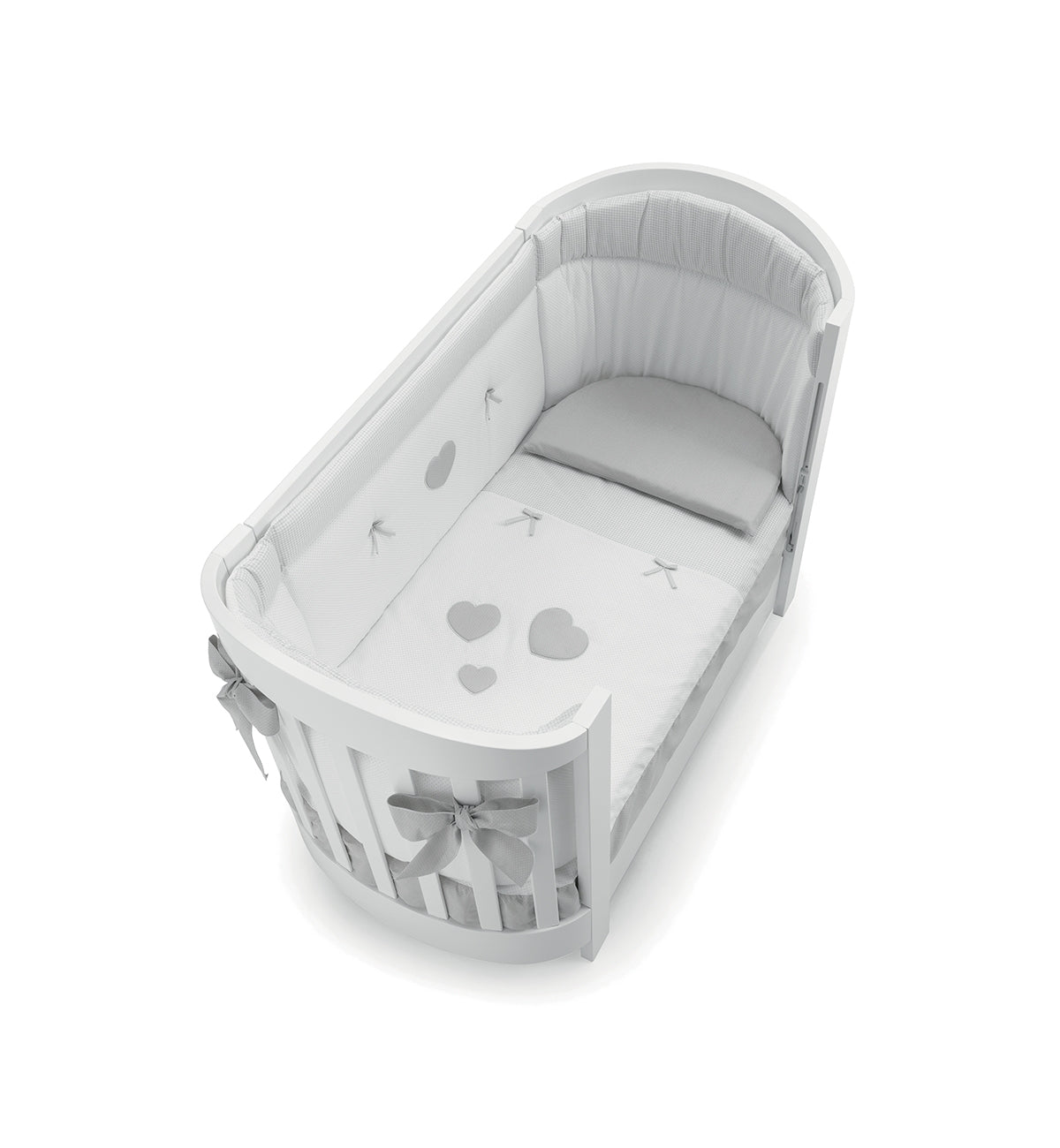 Erbesi Culla/lettino Sweet (Con Rivestimento Culla e Piumone Lettino)