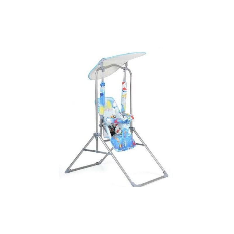 Moni Altalena da interno ed esterno Garden Swing Funny Blu