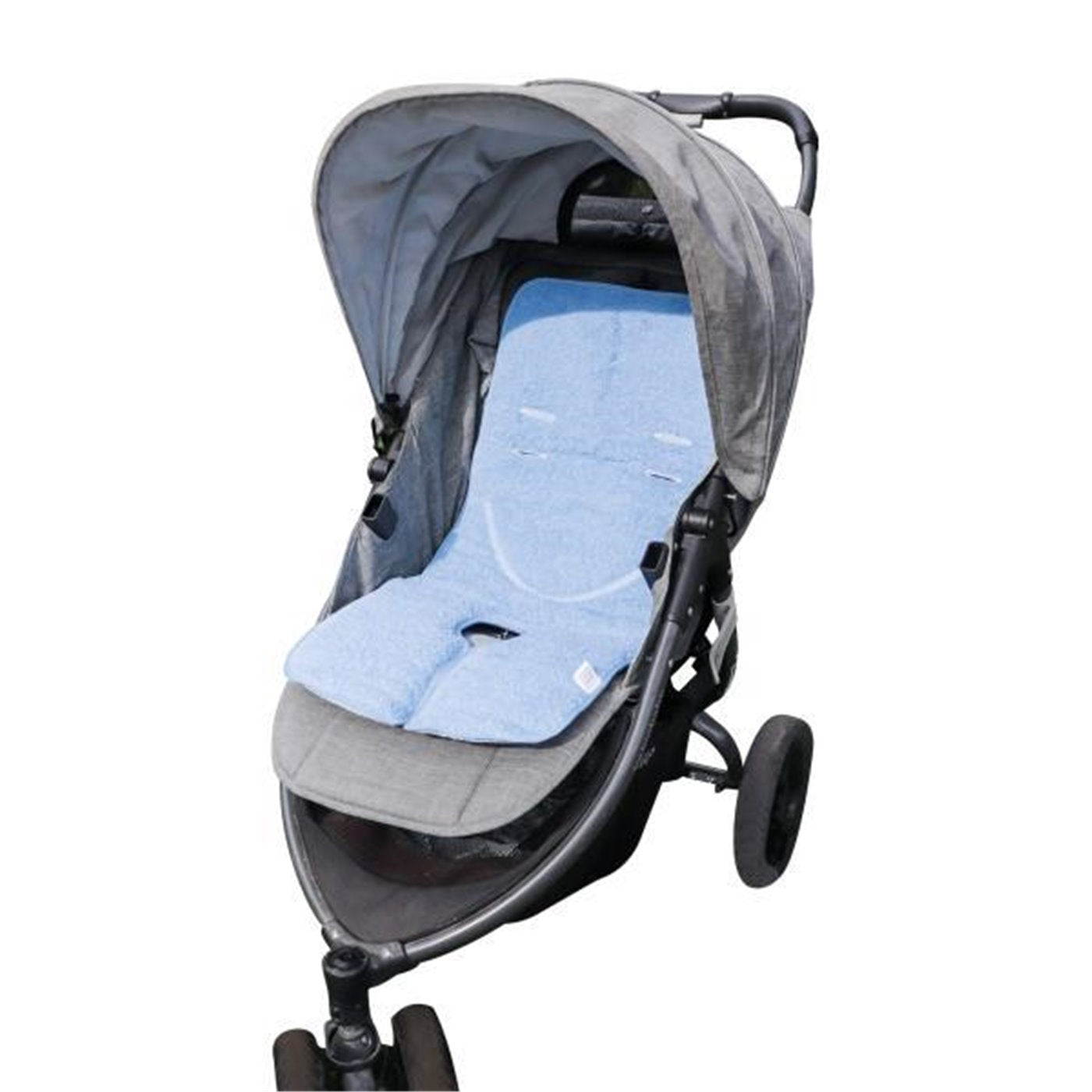 Bibo Materassino Universale Passeggino e Sediolone Pappa Cotone Azzurro