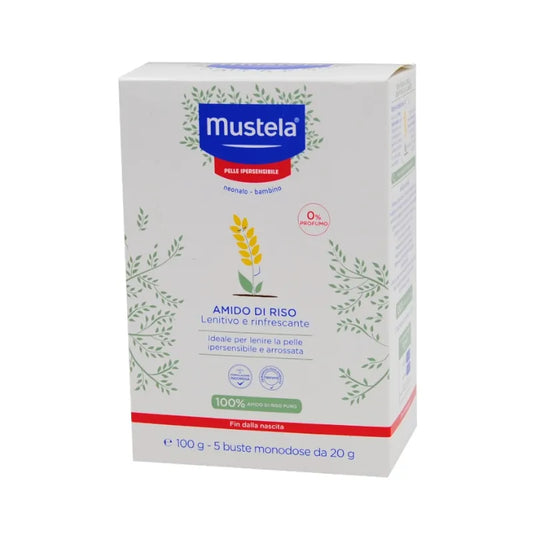 Mustela Amido di Riso 5 bustine da 20gr