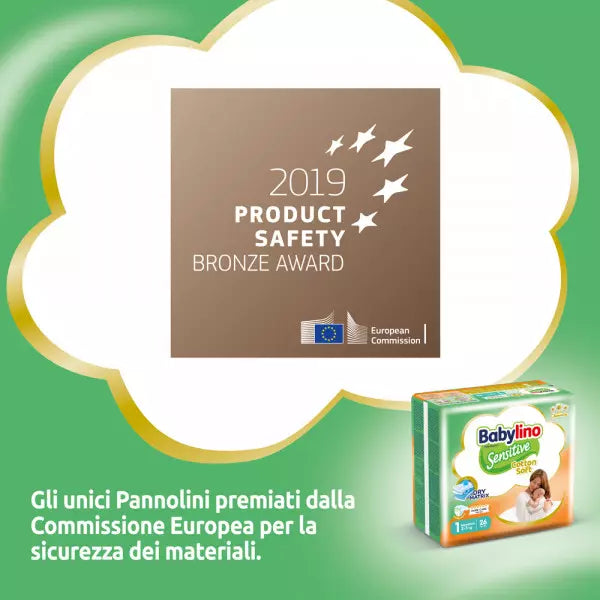 Babylino Sensitive Pannolini Taglia 1 Da 2 a 5 kg Conf. da 26pz