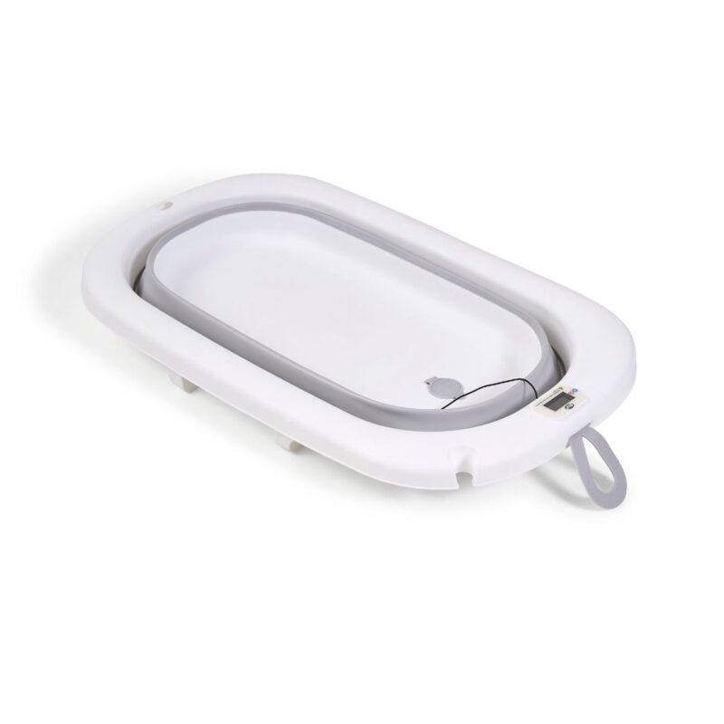 Ms Flex Bagnetto Pieghevole con Termometro e Riduttore Grigio
