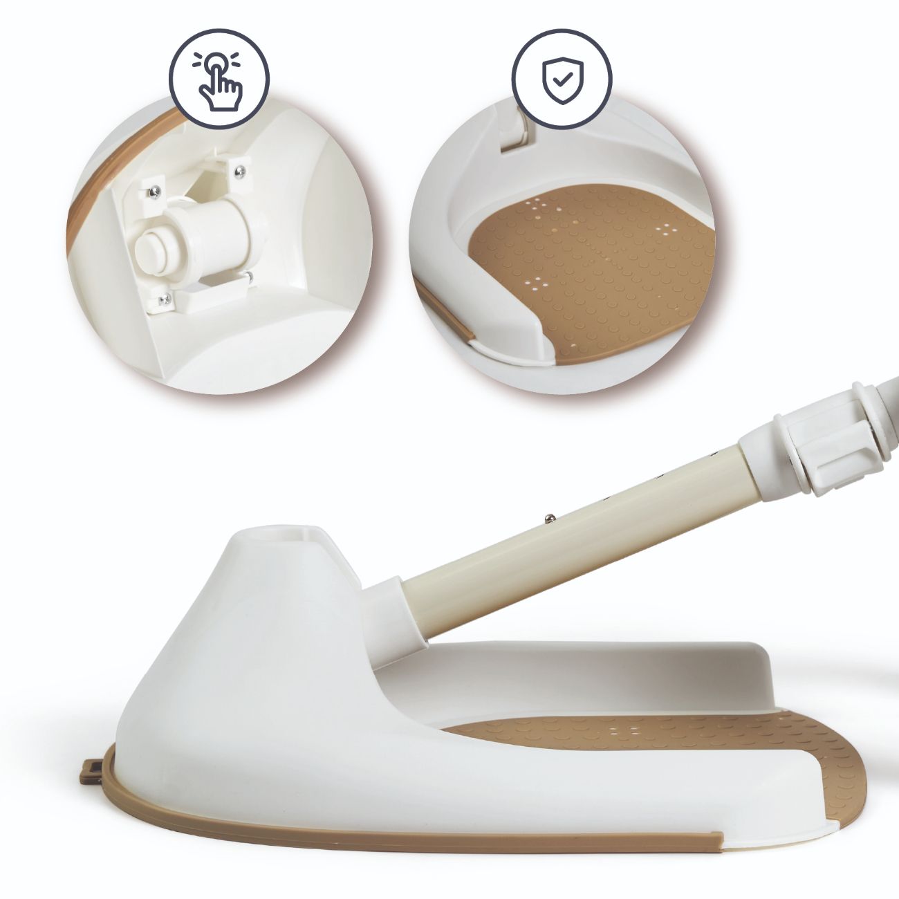 Ms Supporto da Bagno Beige